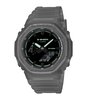Horloge CASIO G-SHOCK Heren GA-2100K-1AER Analoog-digitaal Behuizing MINERAAL Zwart Bracelette Hars Zwart Etanchéiteiten 20BAR