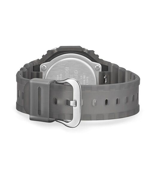 Horloge CASIO G-SHOCK Heren GA-2100K-1AER Analoog-digitaal Behuizing MINERAAL Zwart Bracelette Hars Zwart Etanchéiteiten 20BAR