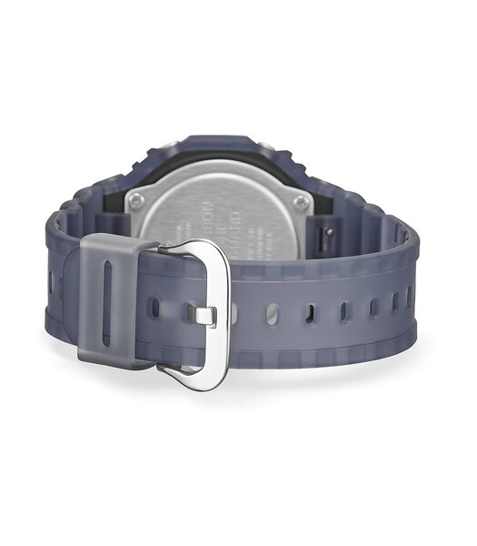 Horloge CASIO G-SHOCK Heren GA-2100K-2AER Analoog-digitaal Behuizing MINERAAL Zwart Bracelette Hars Blauw Etanchéiteiten 20BAR