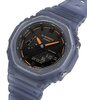 Horloge CASIO G-SHOCK Heren GA-2100K-2AER Analoog-digitaal Behuizing MINERAAL Zwart Bracelette Hars Blauw Etanchéiteiten 20BAR