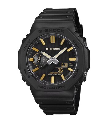 Montre CASIO G-SHOCK Homme GA-2100LXB-1A9ER Digital + analogique Cadran Minéral Noir Bracelet Résine Noir Etanchéité 20 ATM