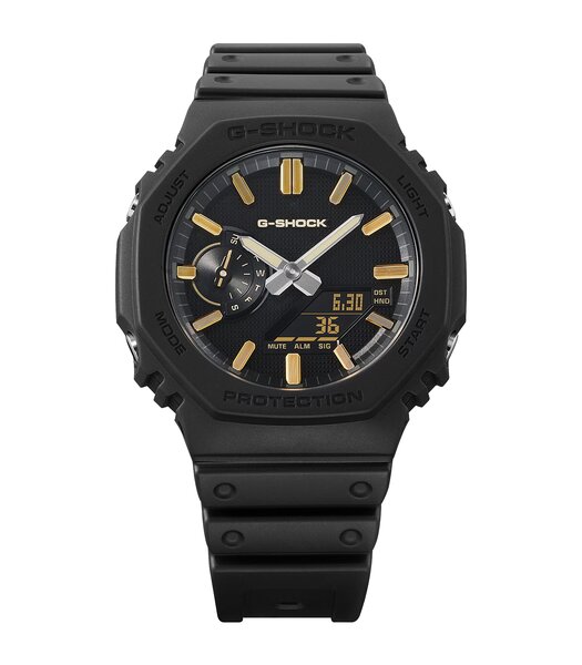 Montre CASIO G-SHOCK Homme GA-2100LXB-1A9ER Digital + analogique Cadran Minéral Noir Bracelet Résine Noir Etanchéité 20 ATM