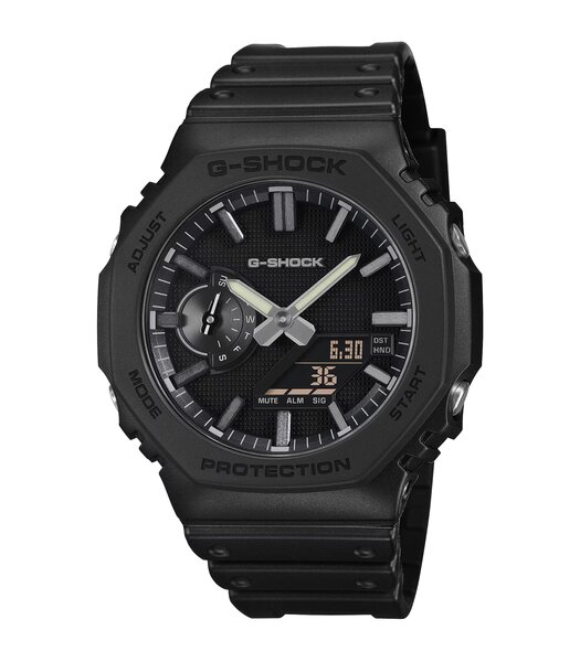 Montre CASIO G-SHOCK Homme GA-2100LXB-1AER Digital + analogique Cadran Minéral Noir Bracelet Résine Noir Etanchéité 20 ATM