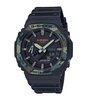 Montre CASIO G-SHOCK Homme GA-2100SU-1AER Digital + analogique Cadran Minéral Noir Bracelet Résine Noir Boucle ardillon Etanchéité 20 BAR