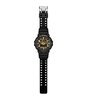 Horloge CASIO G-SHOCK Heren GA-700CF-1AER Digitaal + analoog Behuizing Acryl Goudkleurig Bracelette Hars Zwart Etanchéiteiten 20 ATM