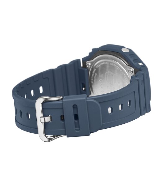 Horloge CASIO G-SHOCK Heren GA-B2100-2AER Analoog-digitaal Behuizing MINERAAL Blauw Bracelette Hars Blauw Boucle ardillon Etanchéiteiten 20BAR