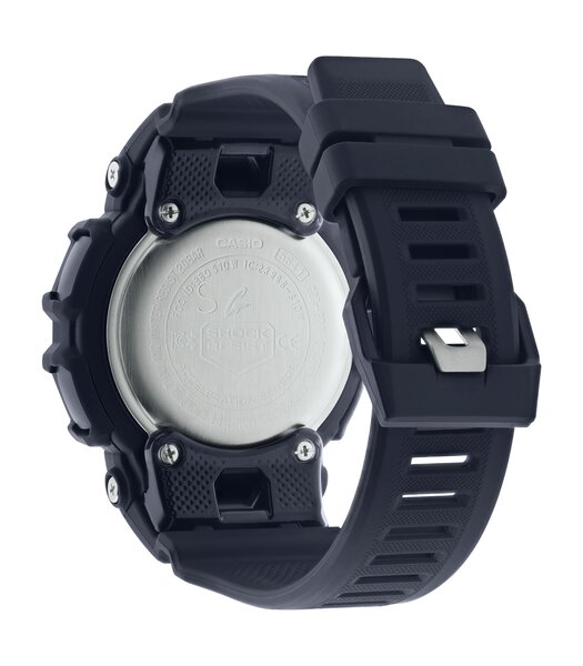 Horloge CASIO G-SHOCK Heren GBA-900-1AER Analoog-digitaal Behuizing MINERAAL Zwart Bracelette Hars Zwart Boucle ardillon Etanchéiteiten 20BAR