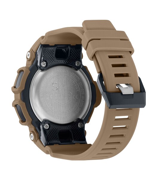 Horloge CASIO G-SHOCK Heren GBA-900UU-5AER Digitaal + analoog Behuizing Mineraal Zwart Bracelette Hars Bruin Boucle ardillon Etanchéiteiten 20 BAR