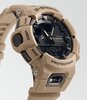 Horloge CASIO G-SHOCK Heren GBA-900UU-5AER Digitaal + analoog Behuizing Mineraal Zwart Bracelette Hars Bruin Boucle ardillon Etanchéiteiten 20 BAR