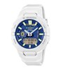 Horloge CASIO G-SHOCK Heren GBA-950-7A2ER Analoog-digitaal Behuizing MINERAAL Blauw Armband Hars Wit Verstelbare sluiting Waterdichtheid 20BAR