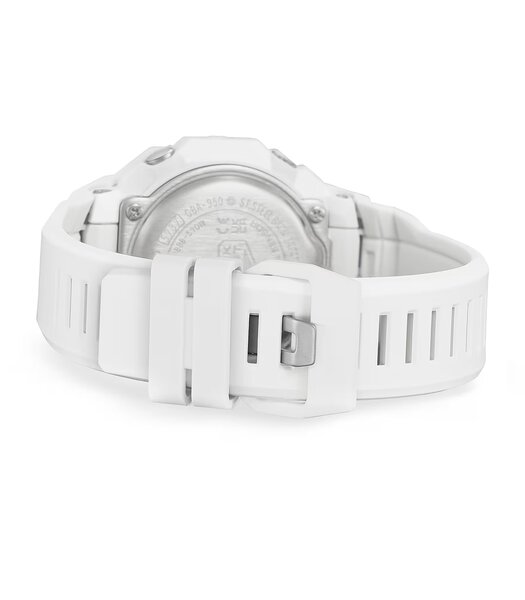 Horloge CASIO G-SHOCK Heren GBA-950-7A2ER Analoog-digitaal Behuizing MINERAAL Blauw Armband Hars Wit Verstelbare sluiting Waterdichtheid 20BAR