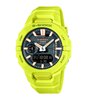 Horloge CASIO G-SHOCK Heren GBA-950-9A3ER Analoog-digitaal Behuizing MINERAAL Blauw Armband Hars Geel Verstelbare sluiting Waterdichtheid 20BAR