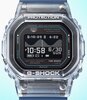 Horloge CASIO G-SHOCK Heren GBX-H5600-2ER Digitaal Behuizing Acryl Zwart Bracelette Gerecyclede hars Blauw Etanchéiteiten 20 ATM