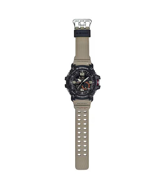 Montre CASIO G-SHOCK Homme GG-1000-1A5ER Digital + analogique Cadran Minéral Noir Bracelet Résine Beige Etanchéité 20 ATM