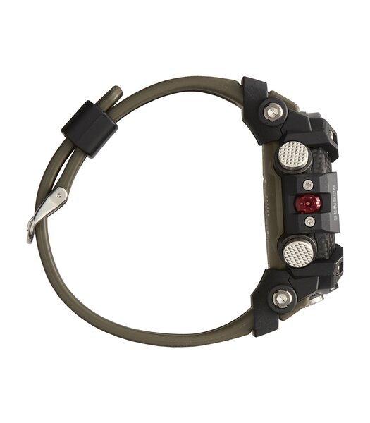 Horloge CASIO G-SHOCK Heren GG-B100-1A3ER Digitaal + analoog Behuizing Mineraal Zwart Bracelette Hars Zwart Boucle ardillon Etanchéiteiten 20 BAR