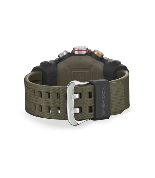 Horloge CASIO G-SHOCK Heren GG-B100X-1A3ER Analoog-digitaal Behuizing MINERAAL Zwart Bracelette Hars Groen Etanchéiteiten 20BAR