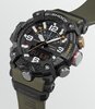 Horloge CASIO G-SHOCK Heren GG-B100X-1A3ER Analoog-digitaal Behuizing MINERAAL Zwart Bracelette Hars Groen Etanchéiteiten 20BAR