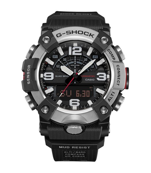 Montre CASIO G-SHOCK Homme GG-B100XM-1AER Analogue-Digital Cadran MINERAL Noir Bracelet Résine Noir Etanchéité 20BAR