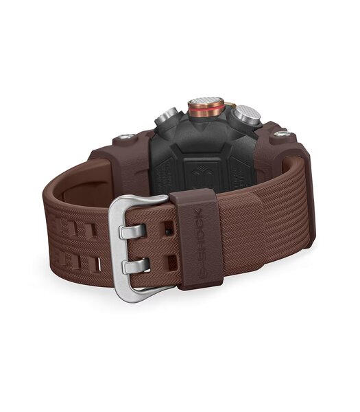 Montre CASIO G-SHOCK Homme GG-B100XMH-5AER Digital + analogique Cadran Acrylique Noir Bracelet Résine recyclé Brun Etanchéité 20 ATM