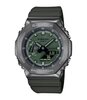 Horloge CASIO G-SHOCK Heren GM-2100B-3AER Analoog-digitaal Behuizing MINERAAL Groen Bracelette Hars Groen Boucle ardillon Etanchéiteiten 20BAR