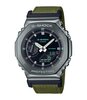 Horloge CASIO G-SHOCK Heren GM-2100CB-3AER Digitaal + analoog Behuizing Mineraal Zwart Bracelette Stof Groen Boucle ardillon Etanchéiteiten 20 BAR