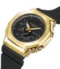 Horloge CASIO G-SHOCK Heren GM-2100G-1A9ER Digitaal + analoog Behuizing Mineraal Zwart Bracelette Hars Zwart Boucle ardillon Etanchéiteiten 20 BAR