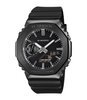 Horloge CASIO G-SHOCK Heren GM-2100LXB-1AER Digitaal + analoog Behuizing Mineraal Zwart Armband Hars Zwart Uitklapbare lus Waterdichtheid 20 ATM