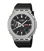 Horloge CASIO G-SHOCK Heren GM-2100M-1AER Digitaal + analoog Behuizing Mineraal Grijs Bracelette Hars Zwart Boucle ardillon Etanchéiteiten 20 BAR
