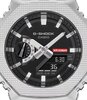 Horloge CASIO G-SHOCK Heren GM-2100M-1AER Digitaal + analoog Behuizing Mineraal Grijs Bracelette Hars Zwart Boucle ardillon Etanchéiteiten 20 BAR