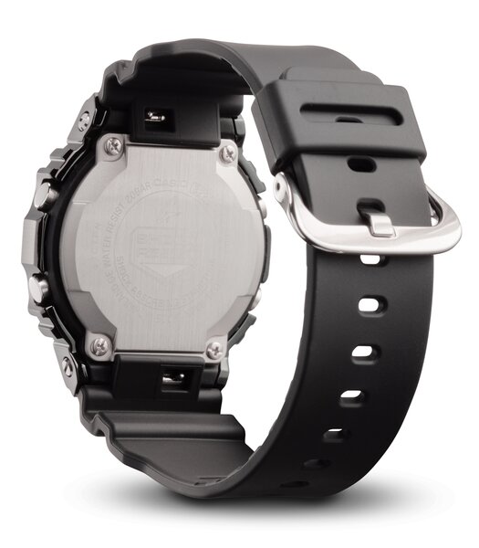 Horloge CASIO G-SHOCK Heren GM-5600U-1ER Digitaal Behuizing Mineraal Zwart Armband Hars Verstelbare sluiting Waterdichtheid 20 ATM