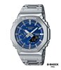 Horloge CASIO G-SHOCK Heren GM-B2100AD-2AER Analoog-digitaal Behuizing MINERAAL Blauw Bracelette Roestvrij staal Zilverkleurig Etanchéiteiten 20BAR