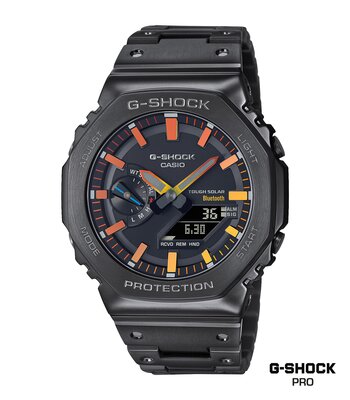 Montre CASIO G-SHOCK Homme GM-B2100BPC-1AER Analogique Cadran Saphir Noir Bracelet Acier inoxydable Acier Boucle déployante Etanchéité 10 BAR