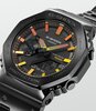 Montre CASIO G-SHOCK Homme GM-B2100BPC-1AER Analogue-Digital Cadran MINERAL Multicolore Bracelet Acier inoxydable Noir Boucle déployante Etanchéité 20