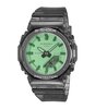 Horloge CASIO G-SHOCK Dames GMA-P2100SR-1AER Digitaal + analoog Behuizing Mineraal Groen Bracelette Hars Transparant Etanchéiteiten 20 ATM