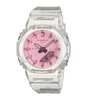 Montre CASIO G-SHOCK Unisexe GMA-P2100SR-7AER Digital + analogique Cadran Minéral Rose Bracelet Résine Transparent Etanchéité 20 ATM
