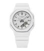 Horloge CASIO G-SHOCK Dames GMA-P2110-7AER Analoog-digitaal Behuizing MINERAAL Wit Bracelette Hars Wit Etanchéiteiten 20BAR