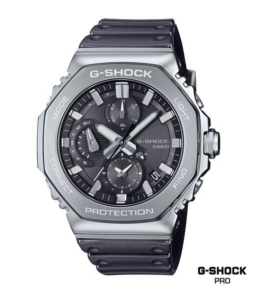 Montre CASIO G-SHOCK Homme GMC-B2100Y-1AER Analogue Cadran MINERAL Noir Bracelet Résine Noir Etanchéité 20BAR