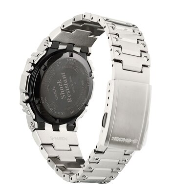 Montre CASIO G-SHOCK Homme GMW-B5000D-1ER Digital Cadran Minéral Noir Bracelet Acier inoxydable Noir Boucle déployante Etanchéité 20 BAR