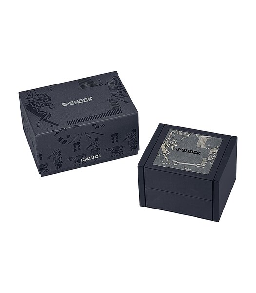 Horloge CASIO G-SHOCK Heren GMW-B5000TCC-1ER Digitaal Behuizing Saffier Zwart Bracelette Titanium Zwart Boucle déployante Etanchéiteiten 20 BAR