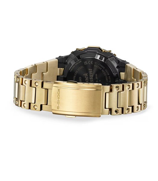 Montre CASIO G-SHOCK Homme GMW-BZ5000GD-9ER Digital Cadran MINERAL Or Bracelet Acier inoxydable Or Etanchéité 20BAR