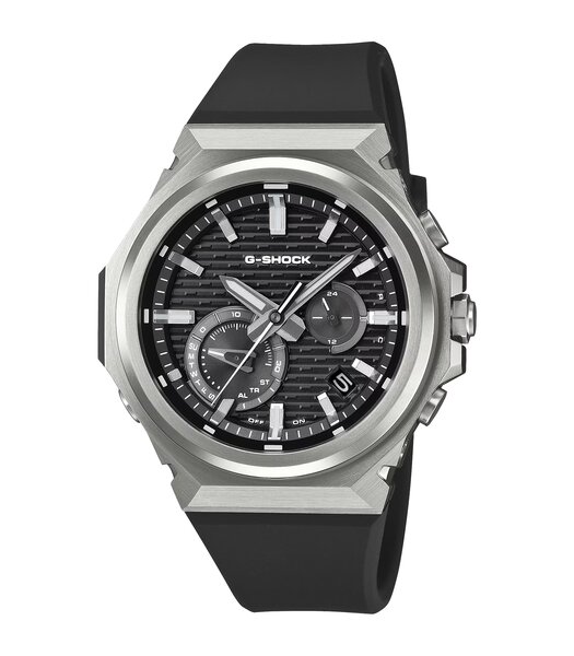 Horloge CASIO G-SHOCK Heren GST-B1000-1AER Analoog Behuizing Mineraal Zwart Armband Hars Zwart Waterdichtheid 20 ATM