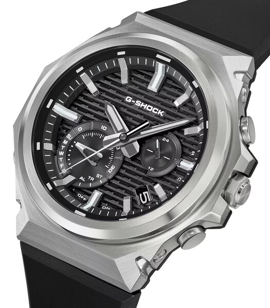 Horloge CASIO G-SHOCK Heren GST-B1000-1AER Analoog Behuizing Mineraal Zwart Armband Hars Zwart Waterdichtheid 20 ATM