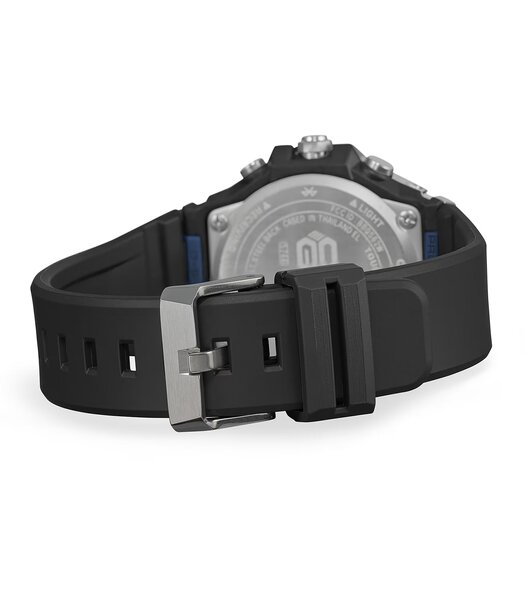 Montre CASIO G-SHOCK Homme GST-B1000-2AER Analogique Cadran Minéral Bleu Bracelet Résine Noir Etanchéité 20 ATM