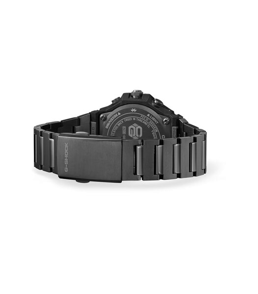 Horloge CASIO G-SHOCK Heren GST-B1000BD-1AER Analoog Behuizing Mineraal Zwart Bracelette Roestvrij staal Zwart Etanchéiteiten 20 ATM