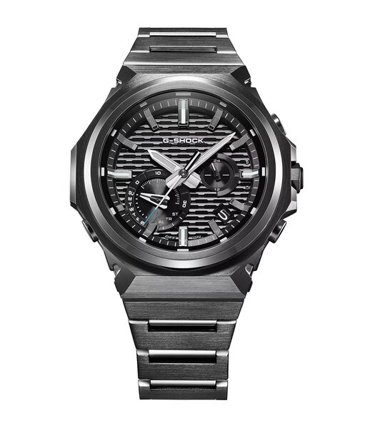 Horloge CASIO G-SHOCK Heren GST-B1000BD-1AER Analoog Behuizing Mineraal Zwart Bracelette Roestvrij staal Zwart Etanchéiteiten 20 ATM
