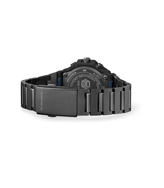 Horloge CASIO G-SHOCK Heren GST-B1000BD-2AER Analoog Behuizing Mineraal Blauw Bracelette Roestvrij staal Zwart Etanchéiteiten 20 ATM