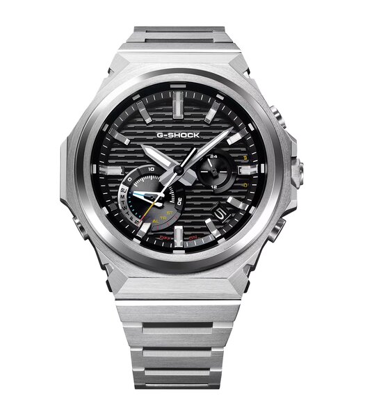 Montre CASIO G-SHOCK Homme GST-B1000D-1AER Analogue-Digital Cadran MINERAL Noir Bracelet Acier inoxydable Argenté Etanchéité 20BAR