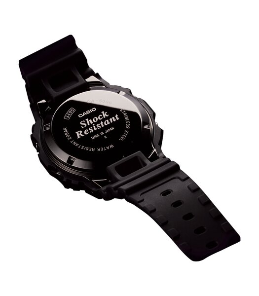 Horloge CASIO G-SHOCK Heren GW-5000U-1ER Digitaal Behuizing MINERAAL Zwart Bracelette Hars Zwart Boucle ardillon Etanchéiteiten 20BAR