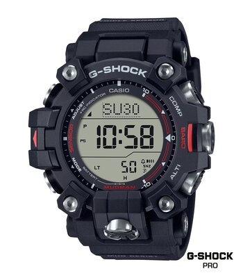 Montre CASIO G-SHOCK Homme GW-9500-1ER Digital Cadran Minéral Bracelet Résine recyclé Noir Boucle ardillon Etanchéité 20 BAR