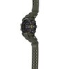 Horloge CASIO G-SHOCK Heren GW-9500-3ER Digitaal Behuizing Mineraal Zwart Bracelette Gerecyclede hars Groen Boucle ardillon Etanchéiteiten 20 BAR